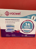 14-Pack, Variety - Ziplock Vacuum Storage Bags for Clothes - Space Saver Bags