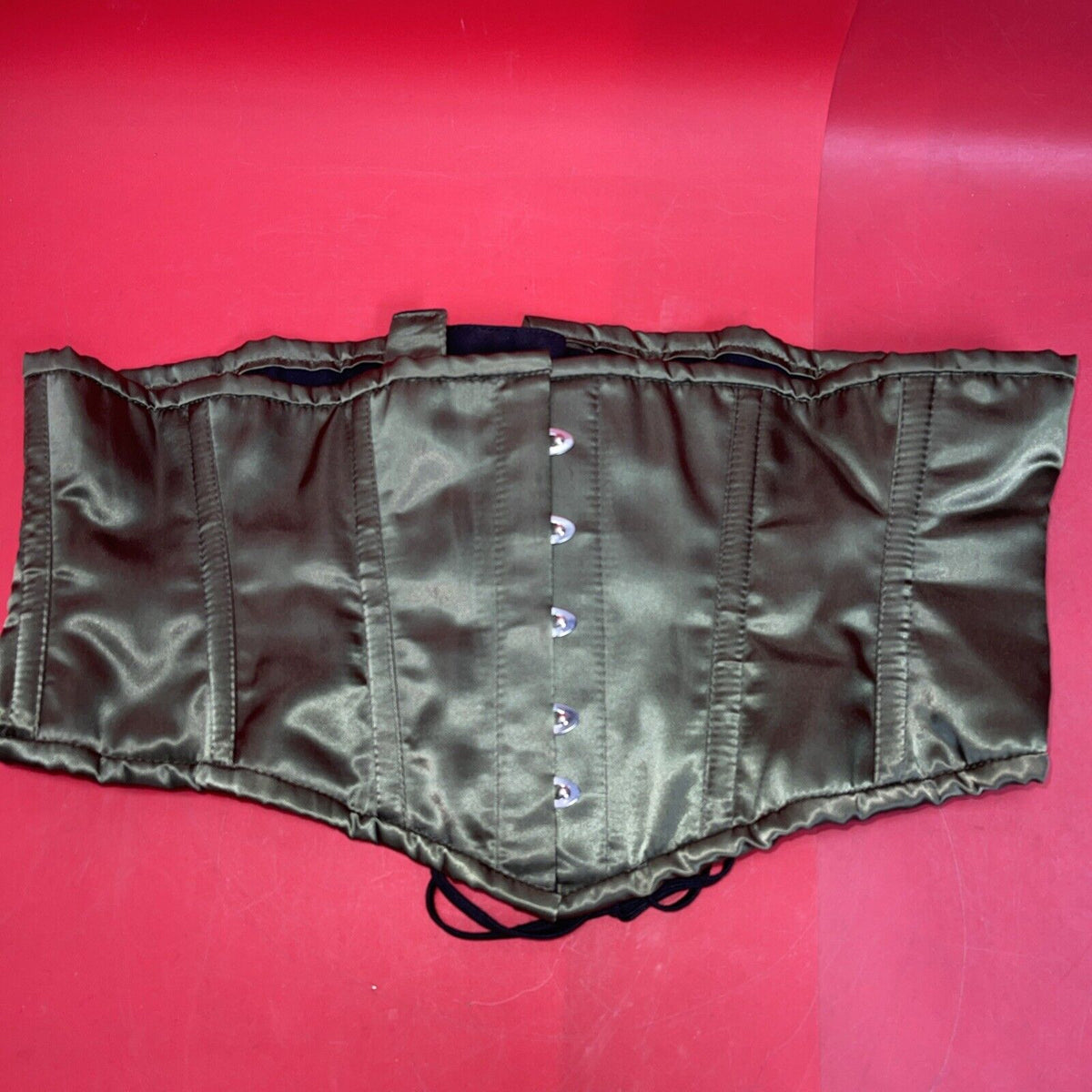 Beautiful Women's Corset Green Atlas Size 38