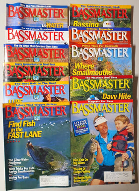 Bass Master magazine Lot of 11 Jan-Dec  (1999)