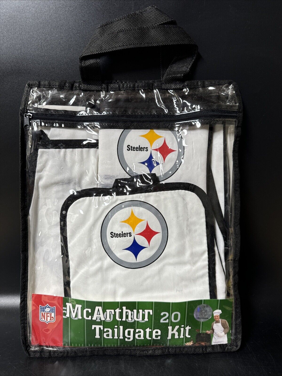 McArthur Tailgate Kit Steelers Set Of 3 Pcs