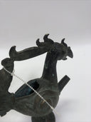 Ancient China Bronze Ware Dynasty Phoenix Bird Zun Wine Vessel Tea Pot