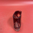 Vintage Bohemian Chez Ruby Cut Small Vase