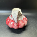Vintage SMALL Red & Gray PITCHER VASE RF