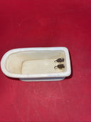 Antique  bath with taps for dolls house