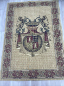 Antique Venerable Tapestry of the French Coat of Arms 72"x52