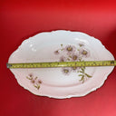 Mitterteich Daisy  Bell Oval Plates Length 16” & 12” , Sauce Boat.( Lot 3)