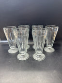 Clear Glasses For Ice Cream Dessert Parfait Milkshake/ Lot Of 6