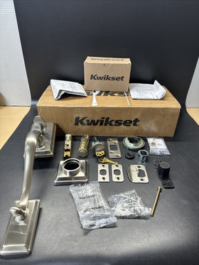 Kwikset  Single Cylinder Sectional Handleset Exterior Only 800HE LIP 15 SMT 6AL