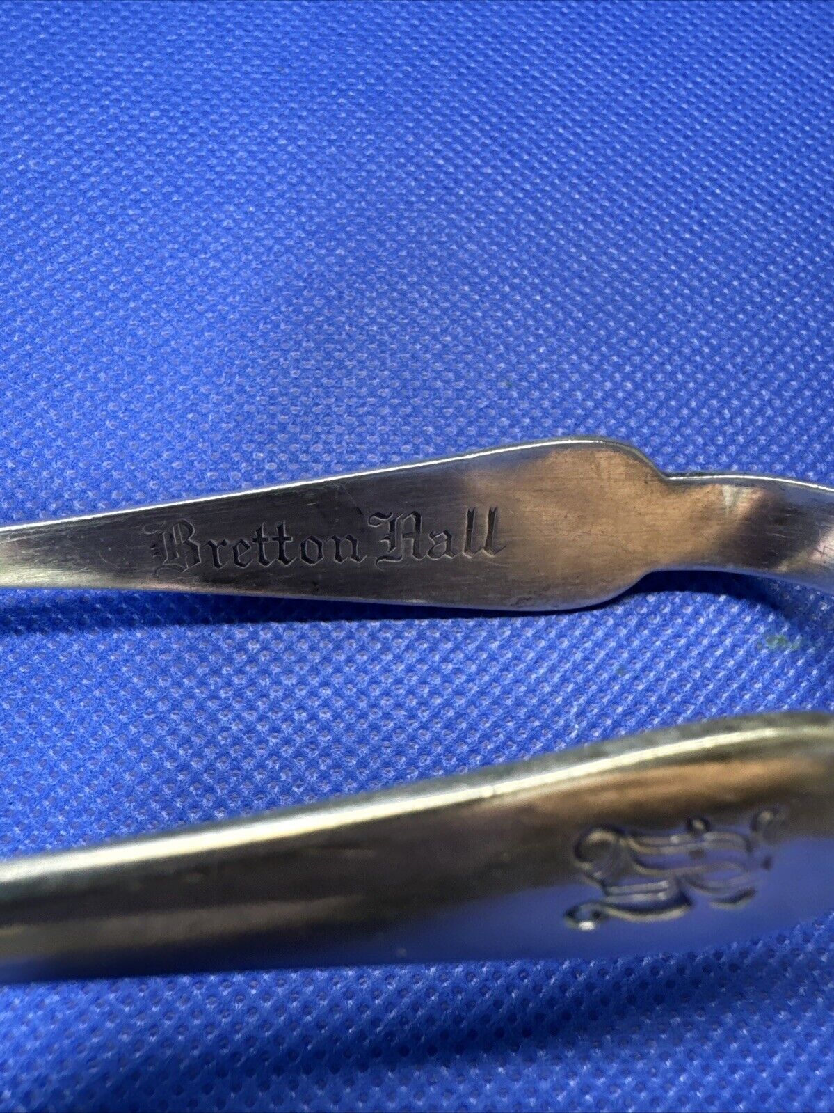 Vintage Silverplate Sugar Tongs Holmes Edwards
