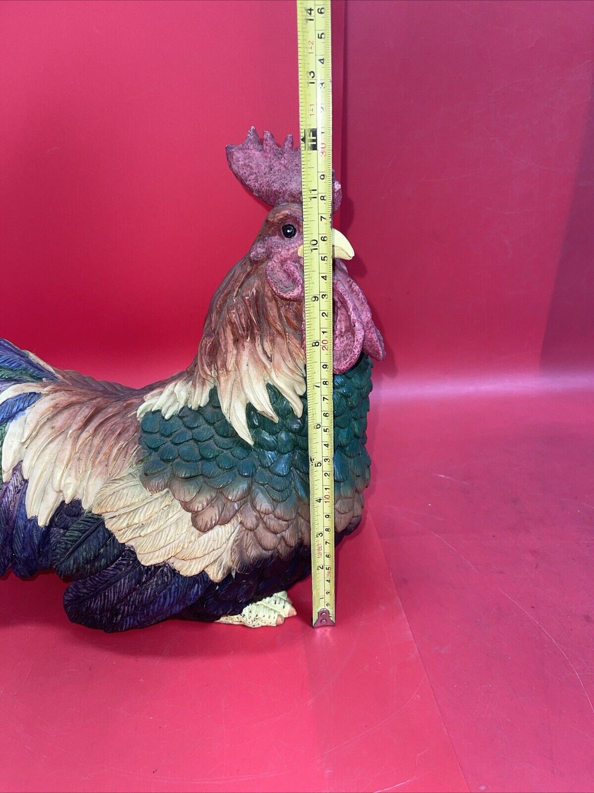 VINTAGE POLYRESIN ROOSTER COUNTRY KITCHEN.