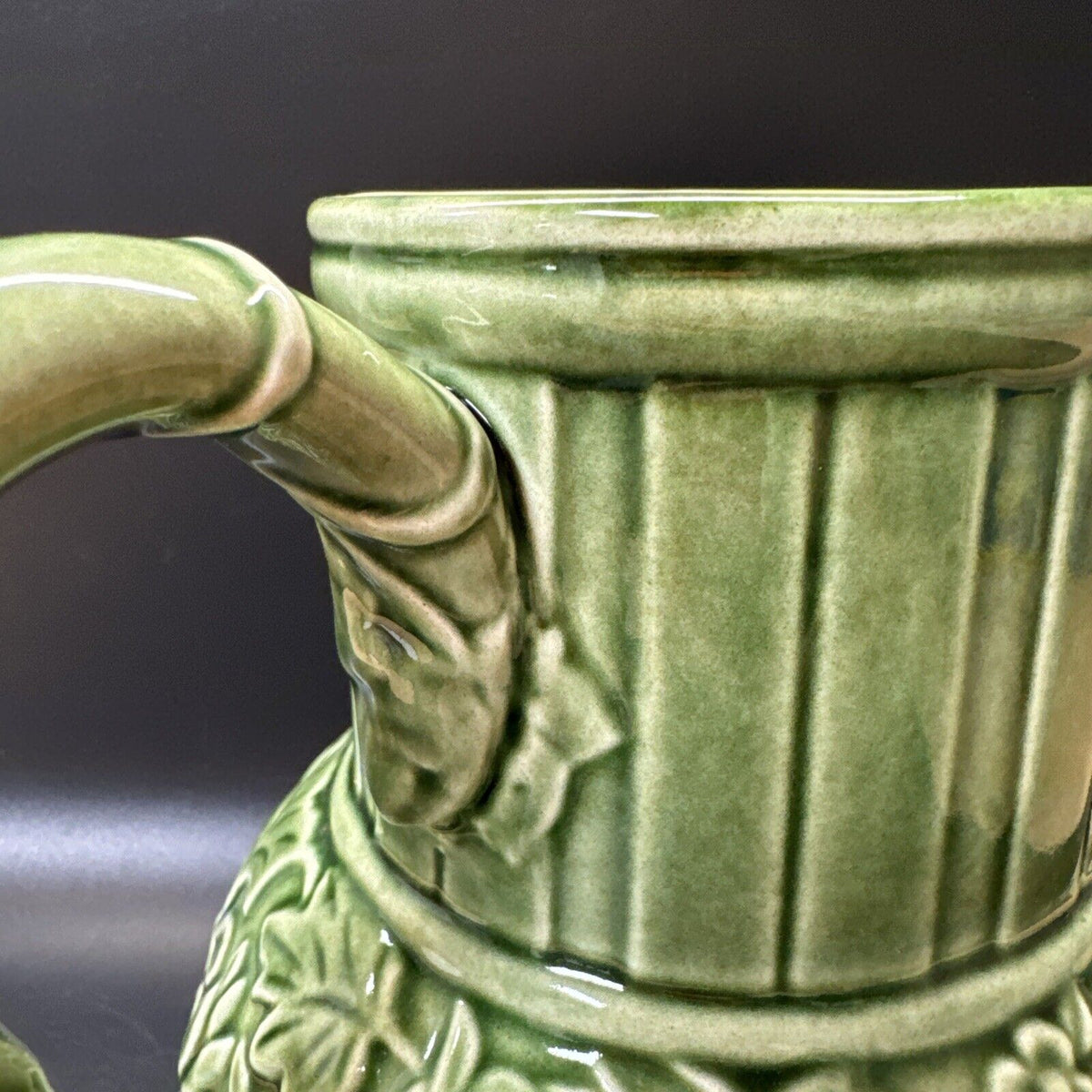 Lenox Pitcher Summer Terrace Green 8” Pottery