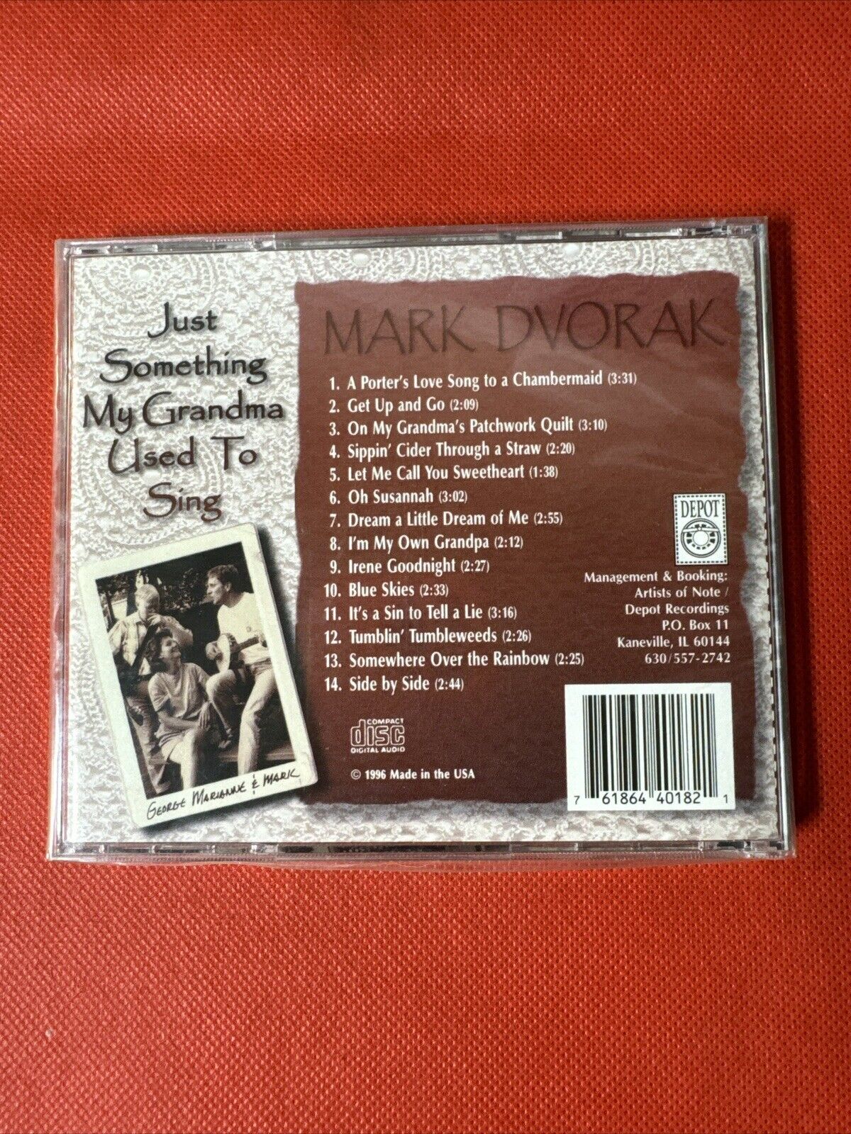 Mark Dvorak Just Something My Grandma Used To Sing - CD