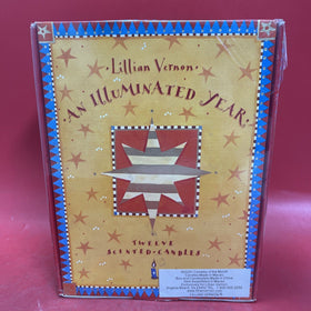 NEW Lillian Vernon An Illuminated Year 12 Scented Candles 