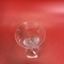 SET OF 2 CRYSTAL CANDLESTICKS, FLUTE WITH SHELL