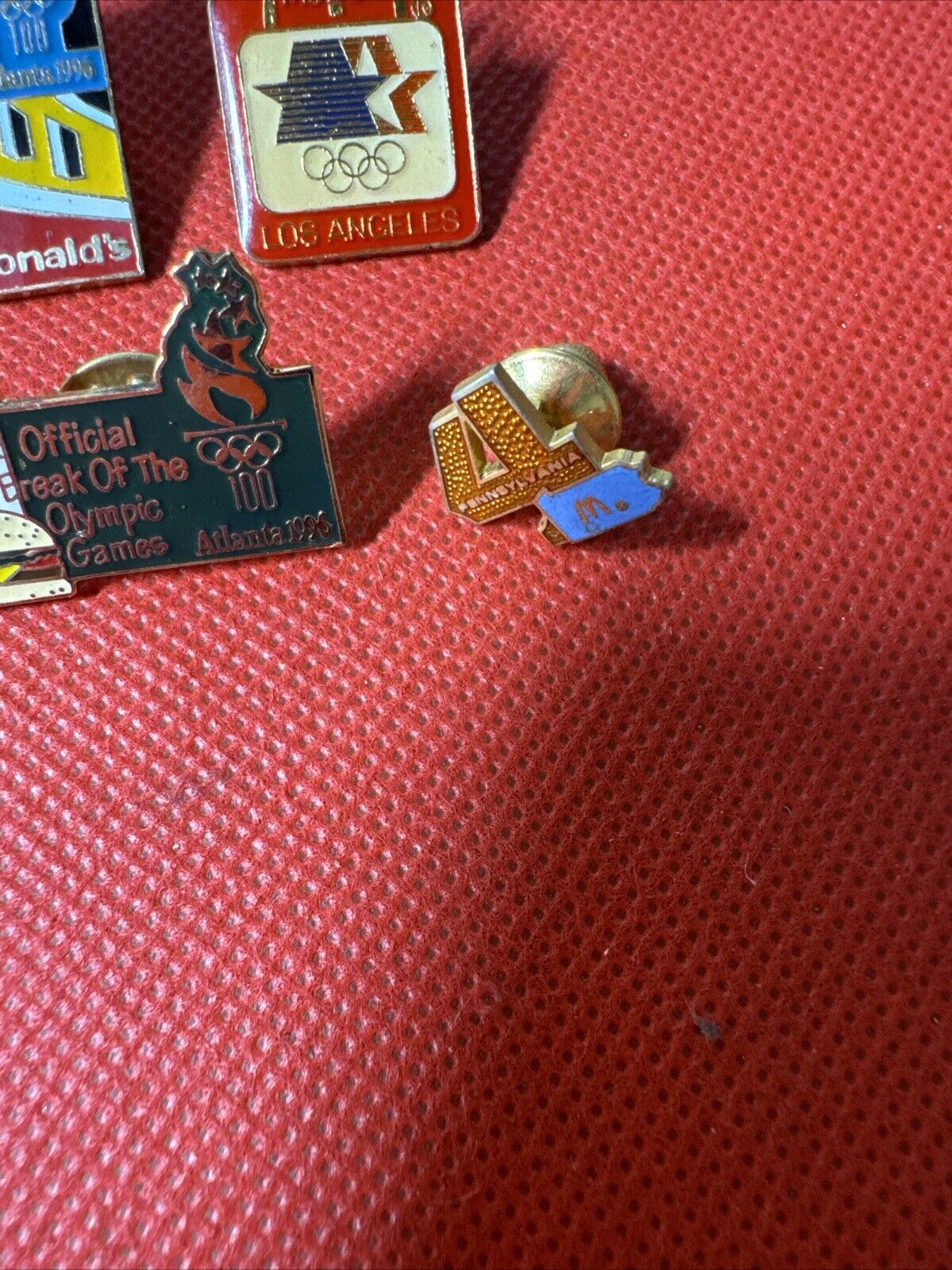 Lot of 5 McDonald's employee Pins
