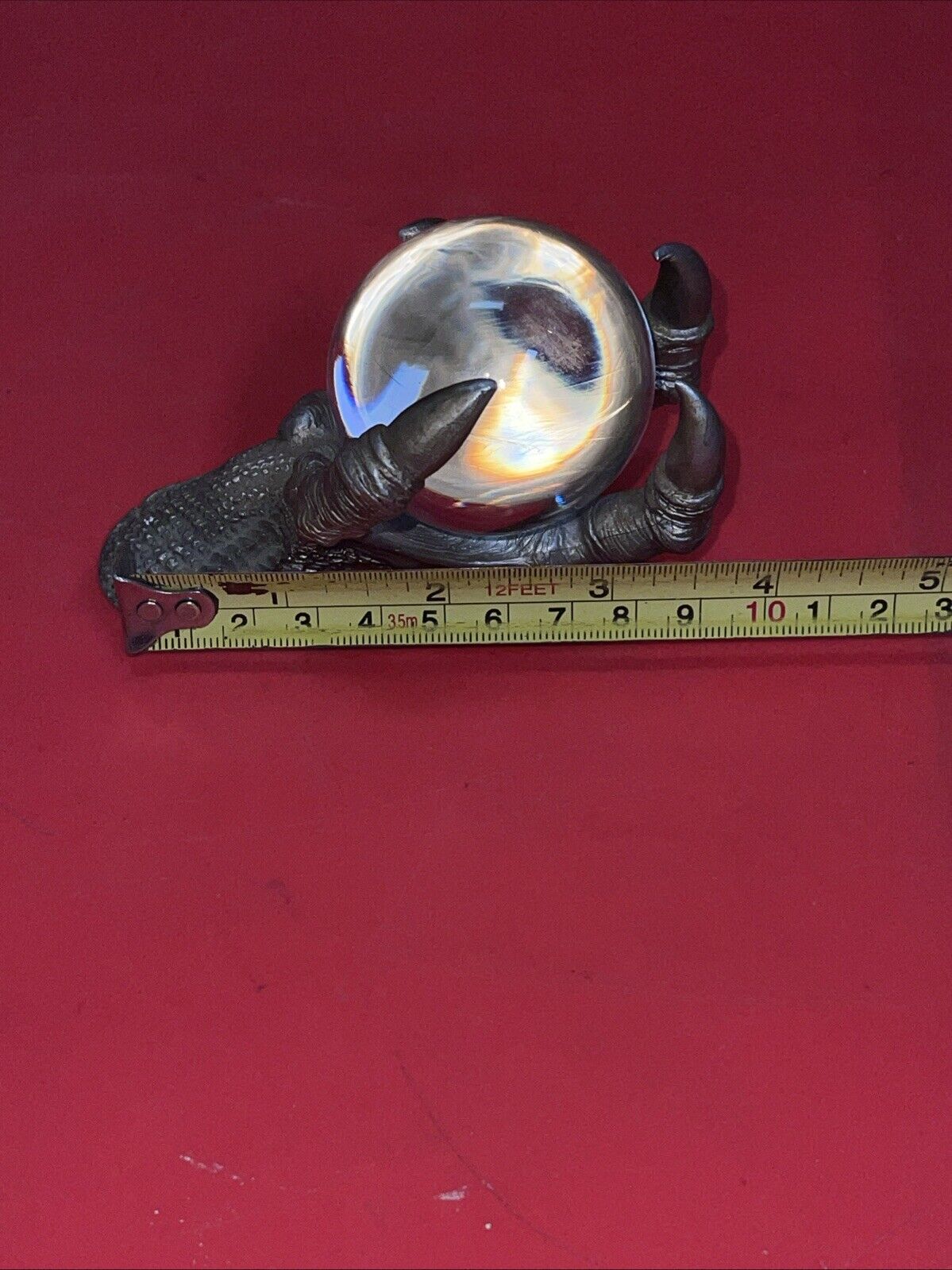 1989 Perth Pewter Ray Lamb Hand Crafted Pewter Dragon's Claw Sculpture