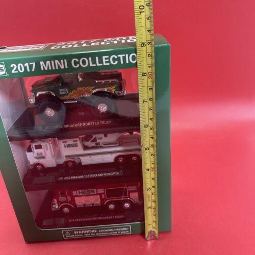 2017 Hess Mini Collection Set of 3 Vehicles Monster Emergency Helicopter 