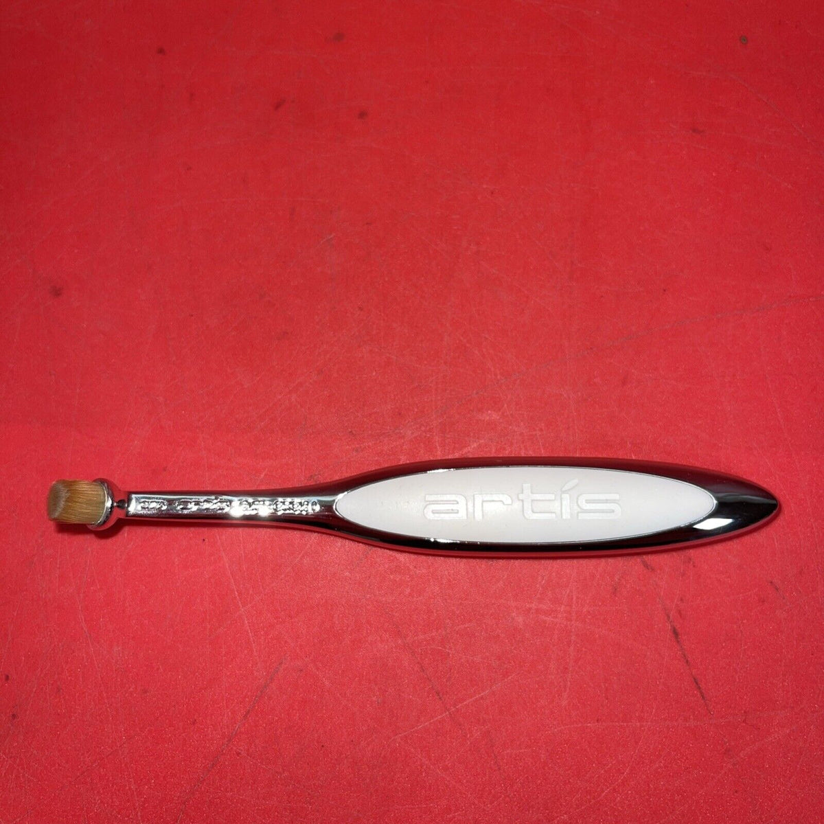 Artis Elite Collection Make-Up Whine Finish Cosme Fibre 5 Brush Set Used #3