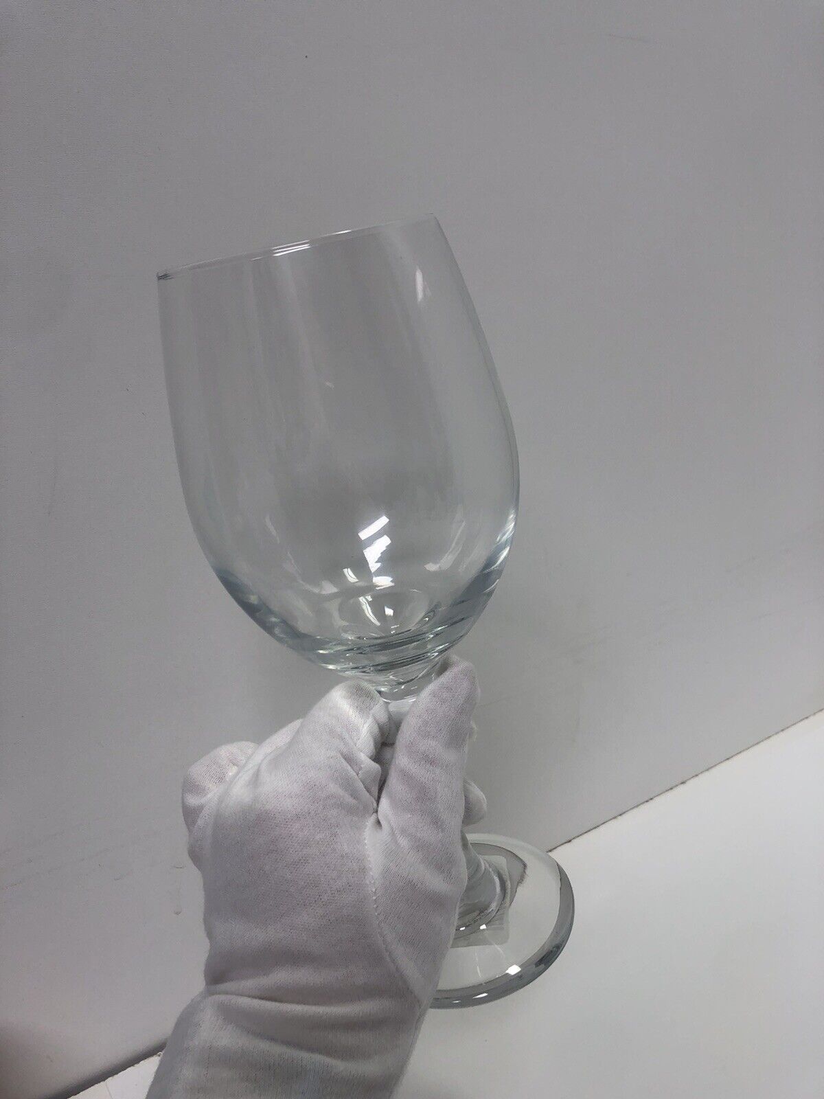 Tall Stemmed Wine Glass Set of 6 Clear Glass