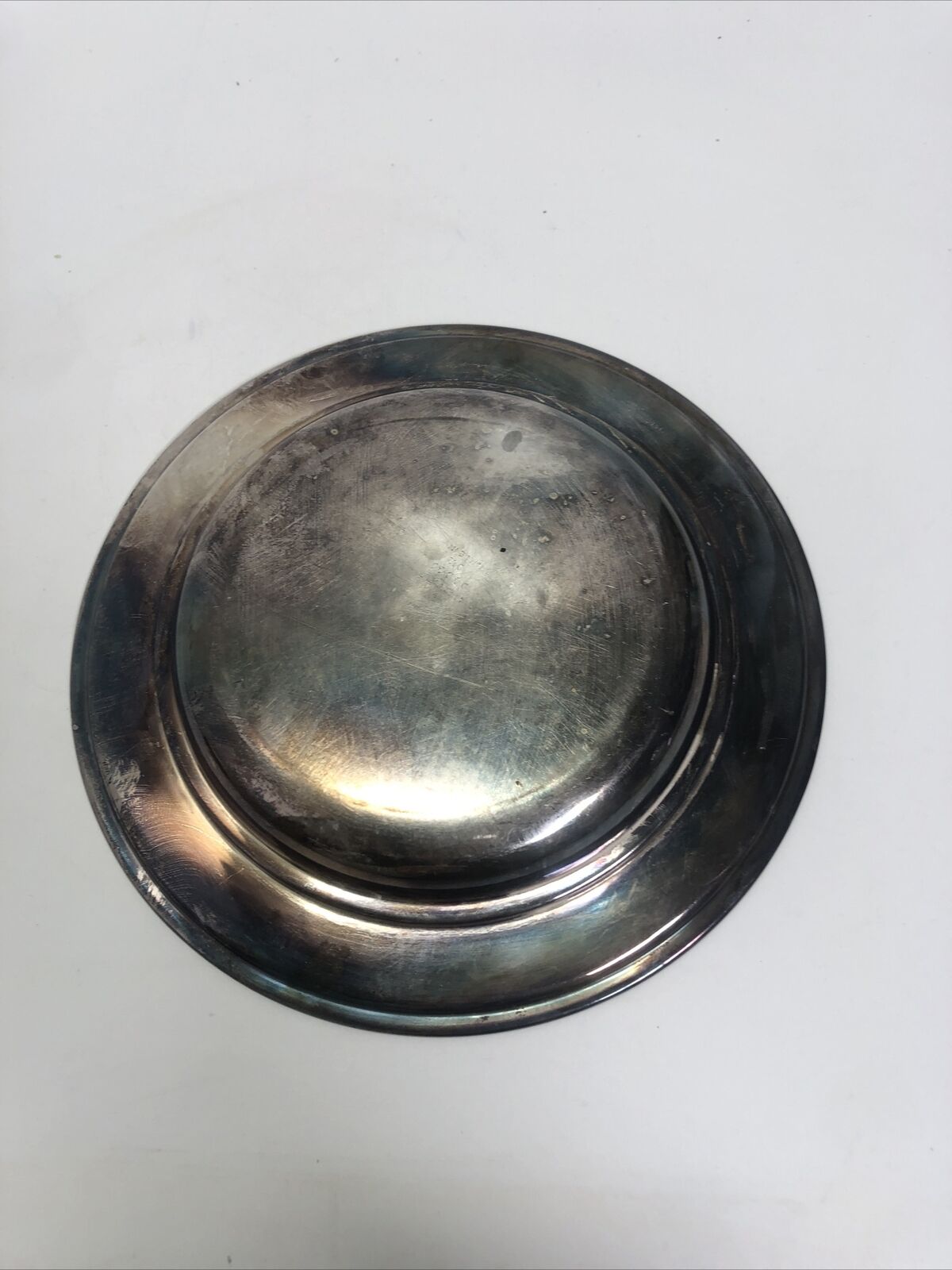 Silver Plate Serving Dish with Makers