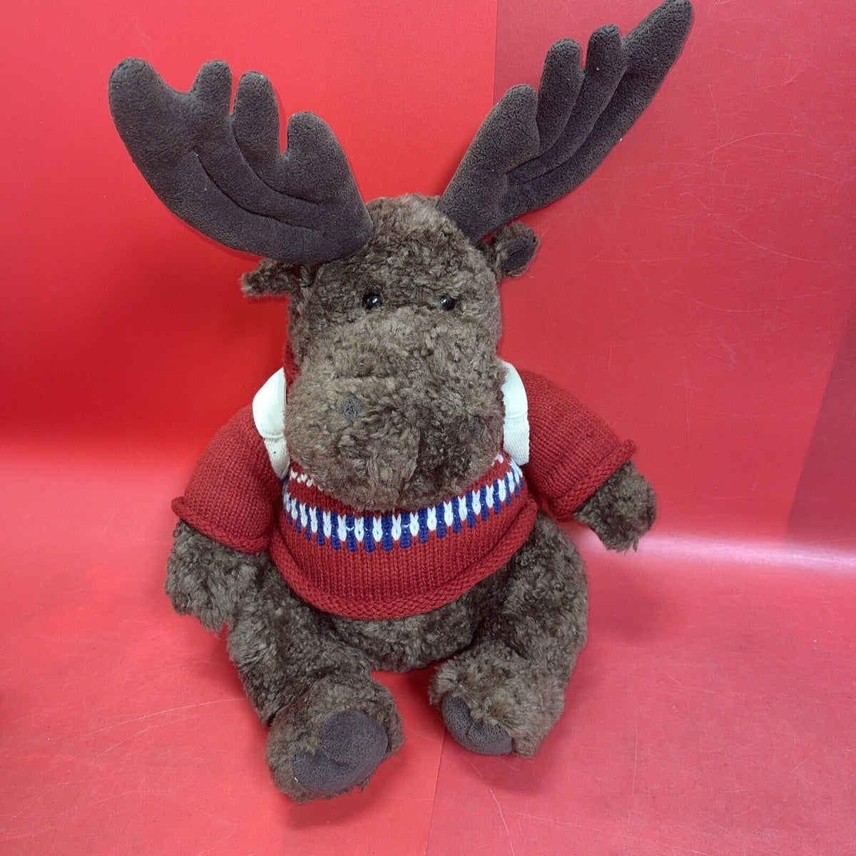 Vintage Reindeer Christmas Plush Lot 4