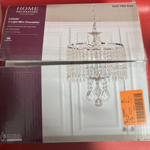 Home Decorators Collection Calisitti 3-Light Polished Chrome Mini-Chandelier