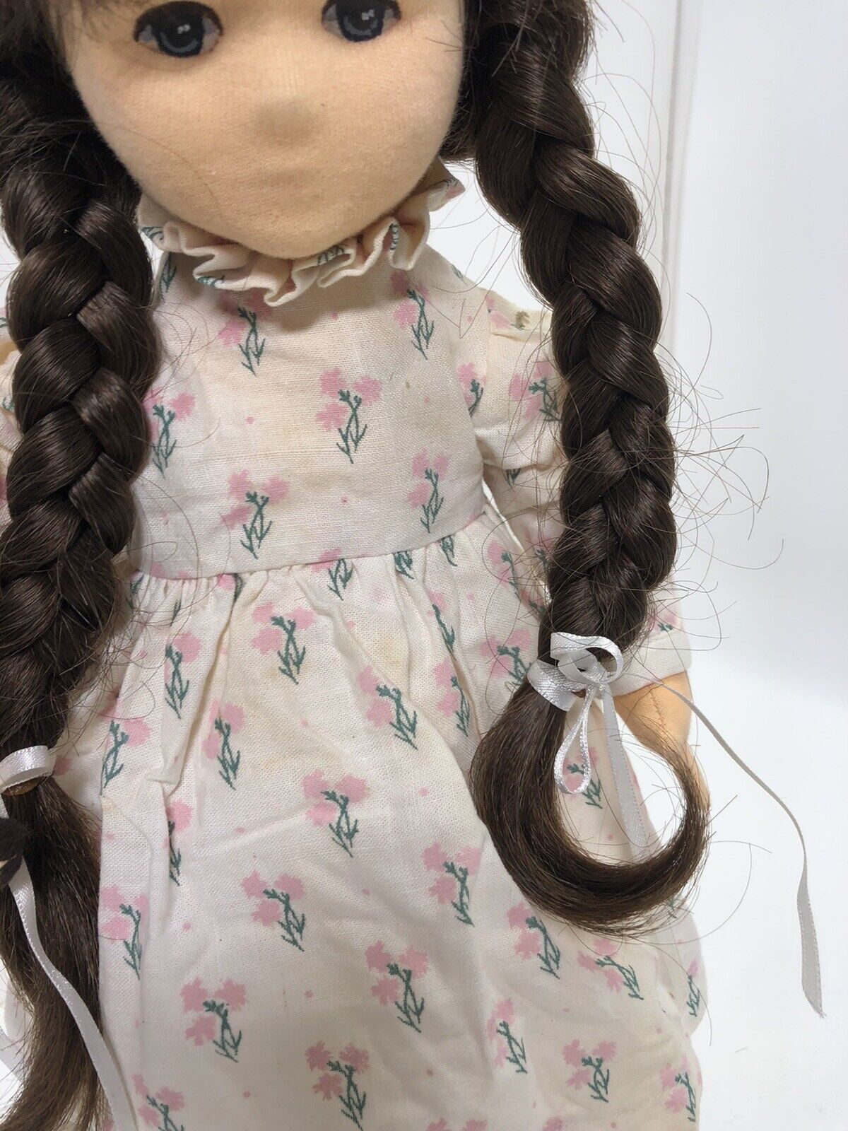 Gillian Heal Vtg MARY signed Cloth 16" Doll 1985 LE Sample Halfpenny England