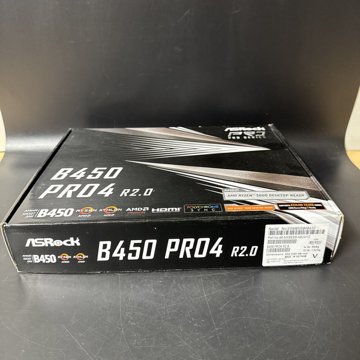 ASRock B450M PRO4 R2.0 Micro ATX Motherboard