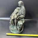 Vintage Pieta Statue Mary & Jesus Christ  Catholic 10" Figure