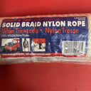 Rope Solid Braid White 7/16inx100ft 300lb Safe Workload  N14100  Lehigh Group