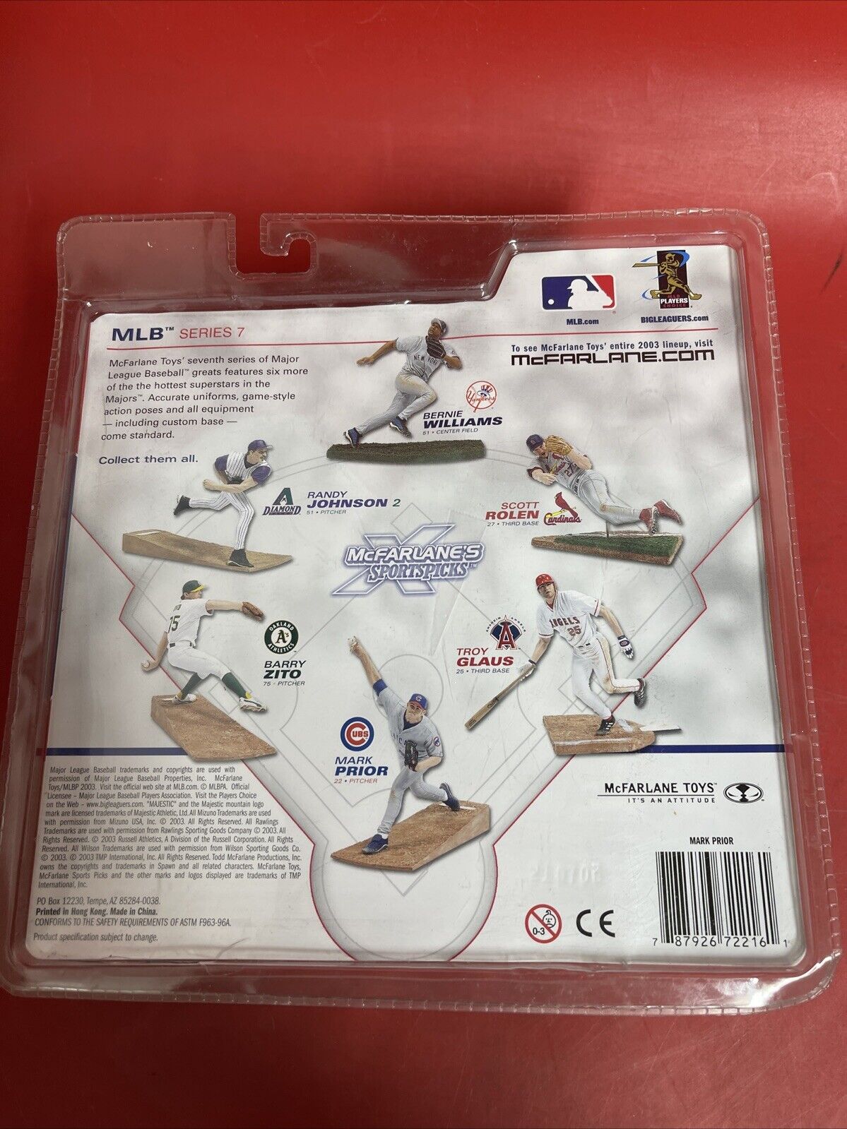 McFarlane MLB Figures: Derek Jeter/Mark Prior/Jason Kendall Lot 3