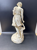 Rudolstadt Germany Porcelain Figurine Sculpture 18”