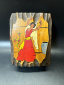 Vintage Wooden Hand Painted Trinket Box