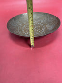 Antique brass dragon carved bowl Chinese Solid Brass 10” Bowl