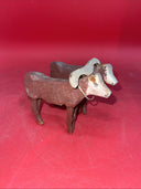 ANTIQUE OX DRAWN YUNTA WOODEN SCULPTURE