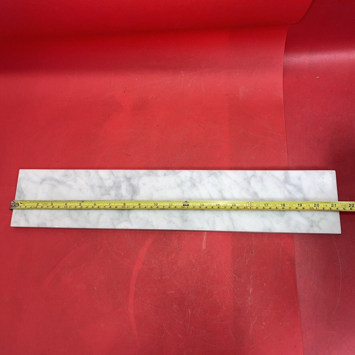 Ariel AL-CW-SIDESPLSH Ariel  Marble Vanity Side Splash - White