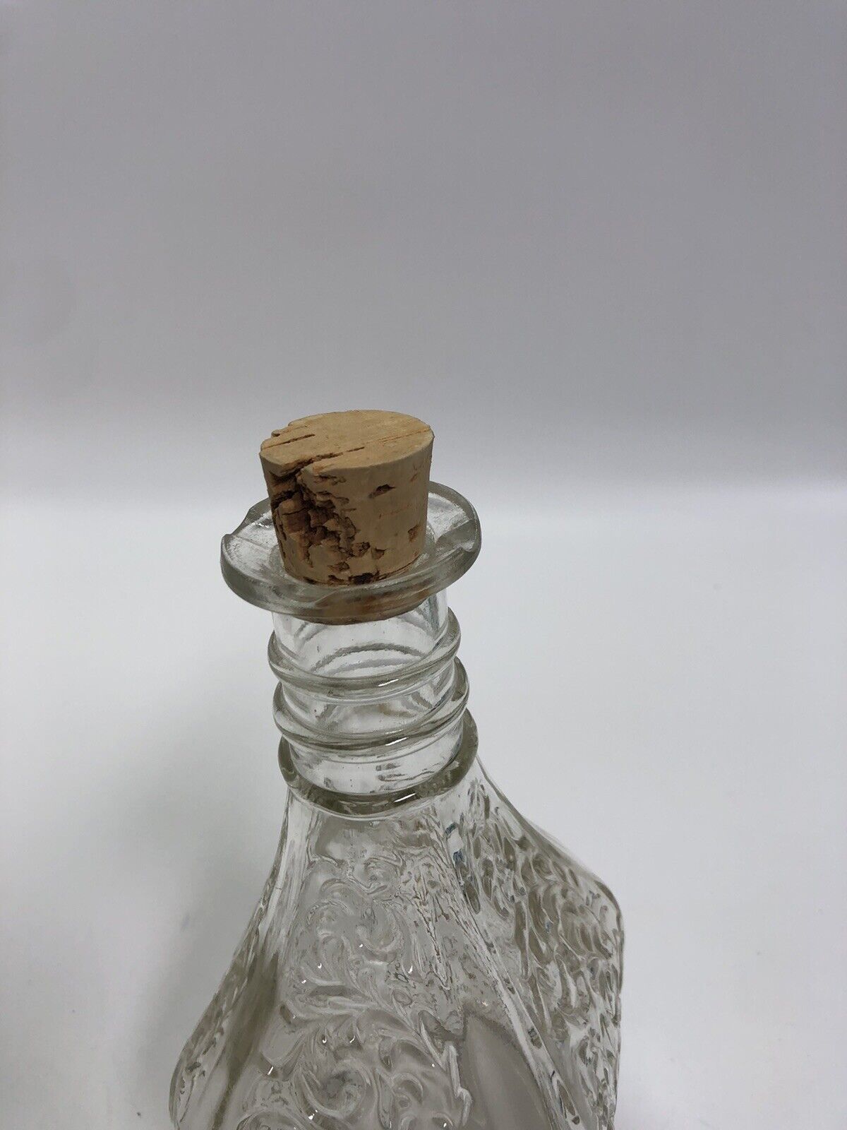 Vintage Glass Liquor Decanter with Stopper