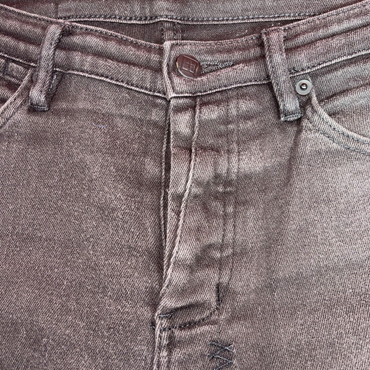 KSUBI Jeans Mens 34 Black Van Winkle Ace Button Fly Stretch