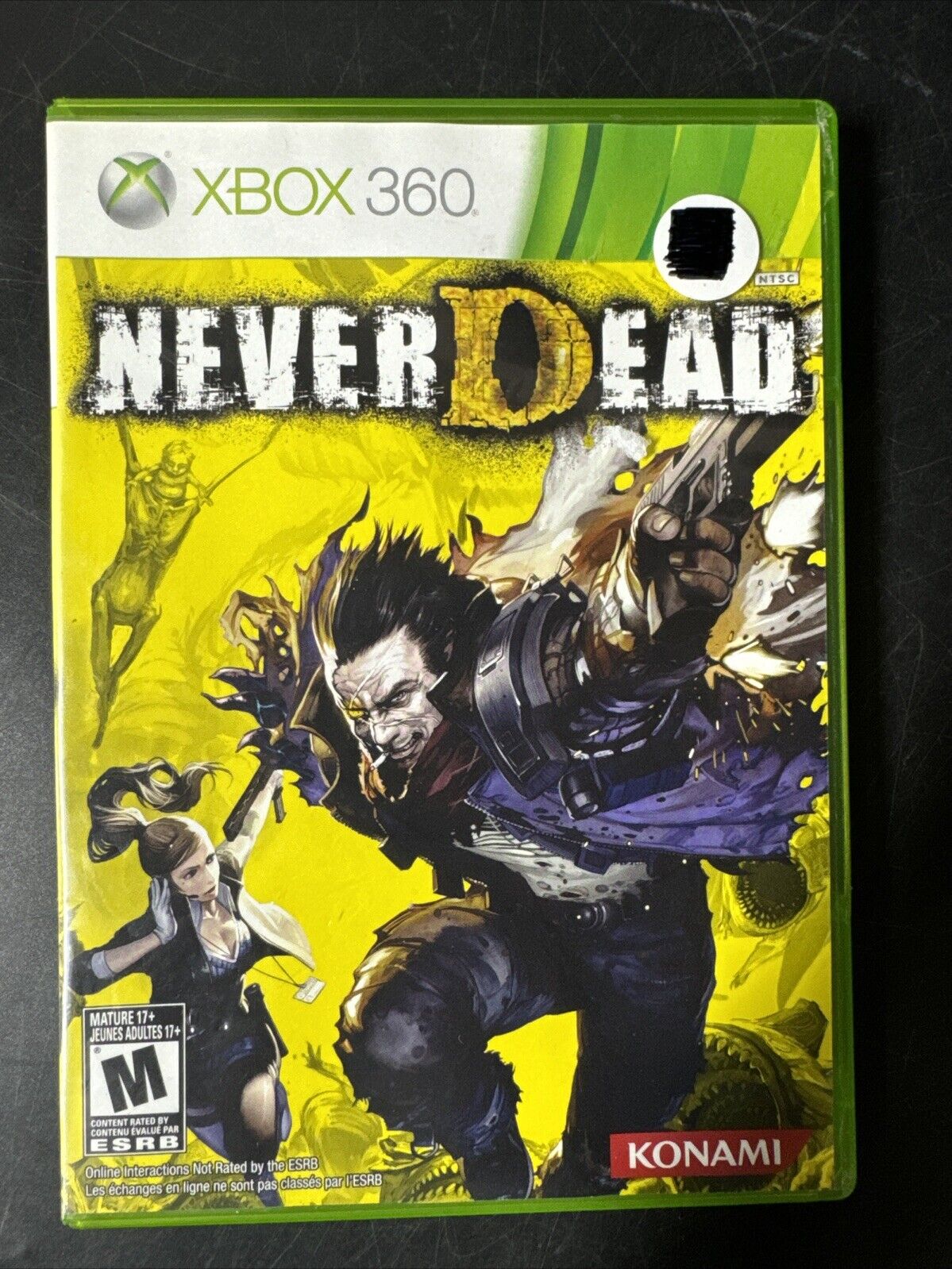 NeverDead (Microsoft Xbox 360, 2012) Complete W/ Manual