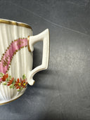 Vintage Porcelaine de Paris France Mini Cup & Saucer - Floral