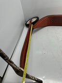 Vintage Red Metal Foot-Push Scooter
