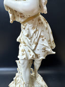 Rudolstadt Germany Porcelain Figurine Sculpture 18”