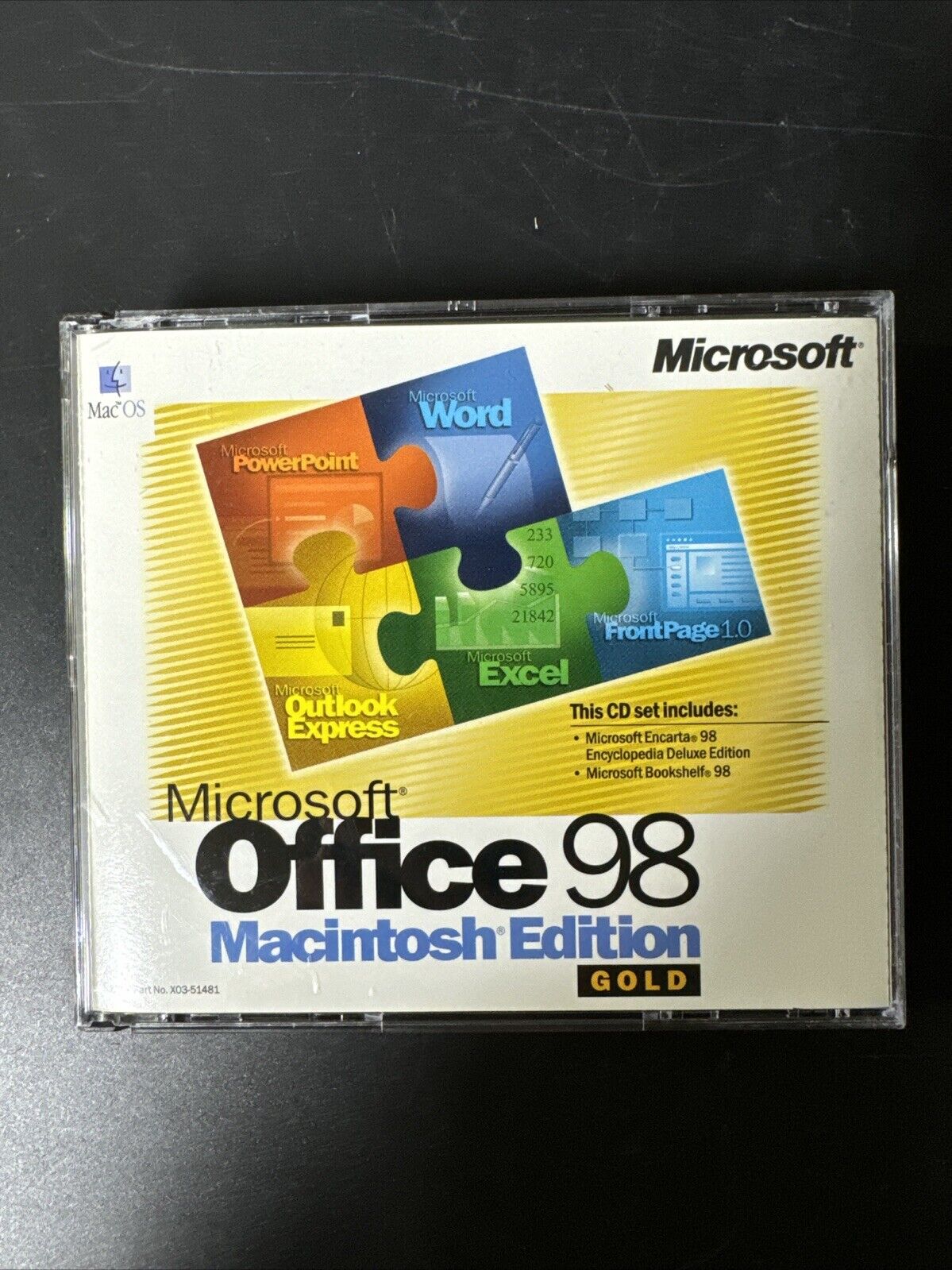 Microsoft Office 98 Macintosh Edition Upgrade Gold Edition