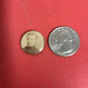 Antique Vintage Celluloid BUTTON Pinback Picture  Victorian Woman