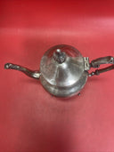 Vintage Birmingham Silver Company BSC Tea/Coffee Pot Silver on Copper