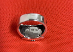 Bradford Exchange Motorcycle Ring Large BGE 925 Ride Hard Live Size14.5 (18.4g)