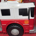 Vintage 22.5" Plastic Fire Rescue Ladder Truck Toy Lights/Sounds