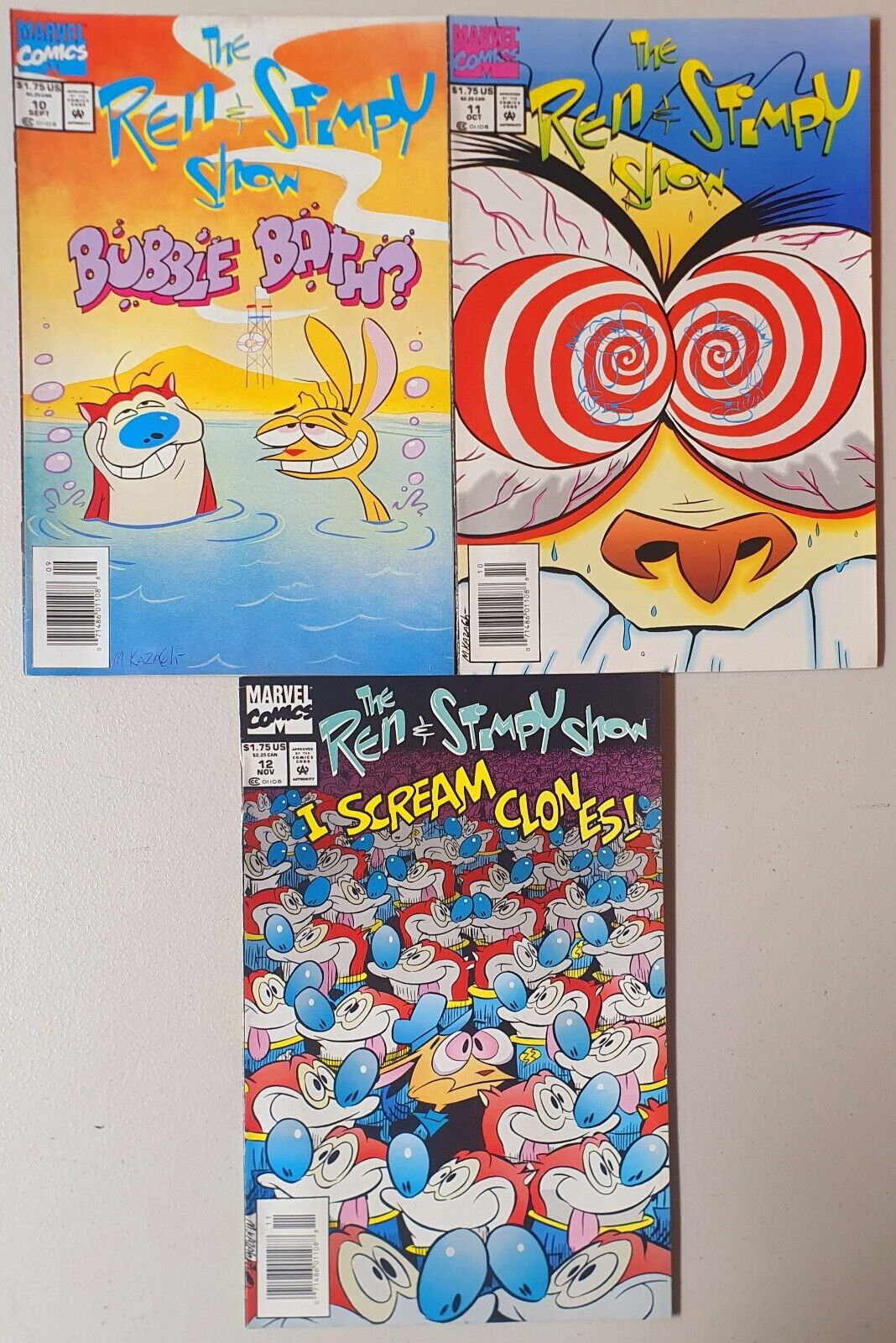 Ren And Stimpy Show #6-14. Marvel Comics (1993)