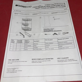 Closet Maid In-Cabinet 3-Tray Pull Out (8 3/4 in. W)