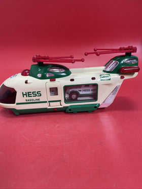 Vintage Hess 2001 Helicopter with Motorcycle and Cruiser/in Box,